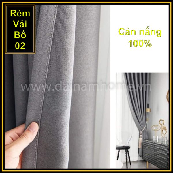 Rèm vải bố B02