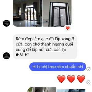 Đánh giá của khách hàng khi mua rèm cửa màu xám ghi nhà Đại Nam Home