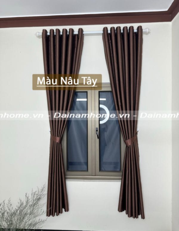 Rèm cửa màu nâu tây Đại Nam Home