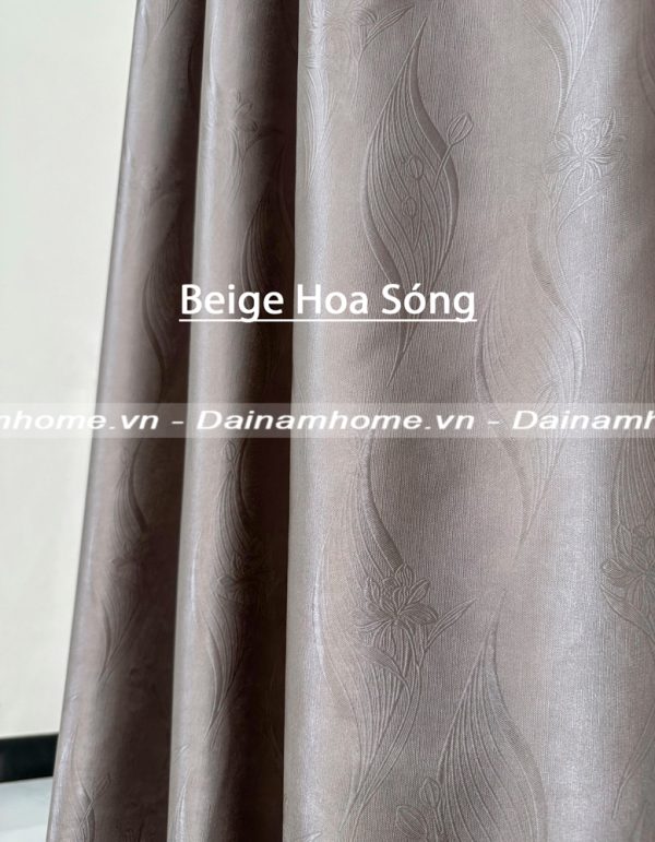 Rèm cửa sổ cản nắng màu beige