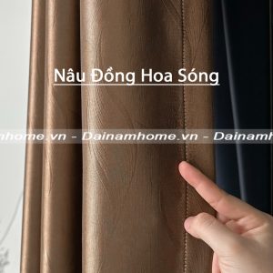 Rèm cửa sổ cản nắng màu nâu đồng