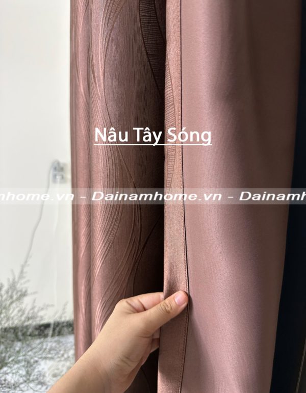 Rèm cửa sổ cản nắng màu nâu tây