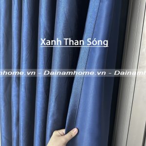 Rèm cửa sổ cản nắng màu xanh than