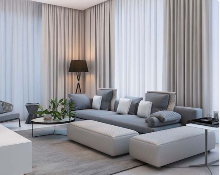 Rèm cửa chính đẹp thể hiện gu thẩm mỹ của gia chủ