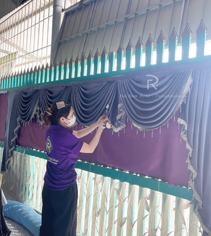 5 Bí quyết chọn rèm cửa phòng khách đẹp ưng ý nhất Tỉ mỉ trong từng chi tiết nhỏ là tiêu chuẩn chất lượng của xưởng rèm Đại Nam