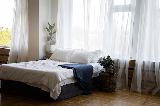 1500+ Mẫu Rèm Cửa Phòng Ngủ Chống Nắng 100% Đẹp, Giá Rẻ Rèm cửa phòng ngủ tạo điểm nhấn ấn tượng cho không gian